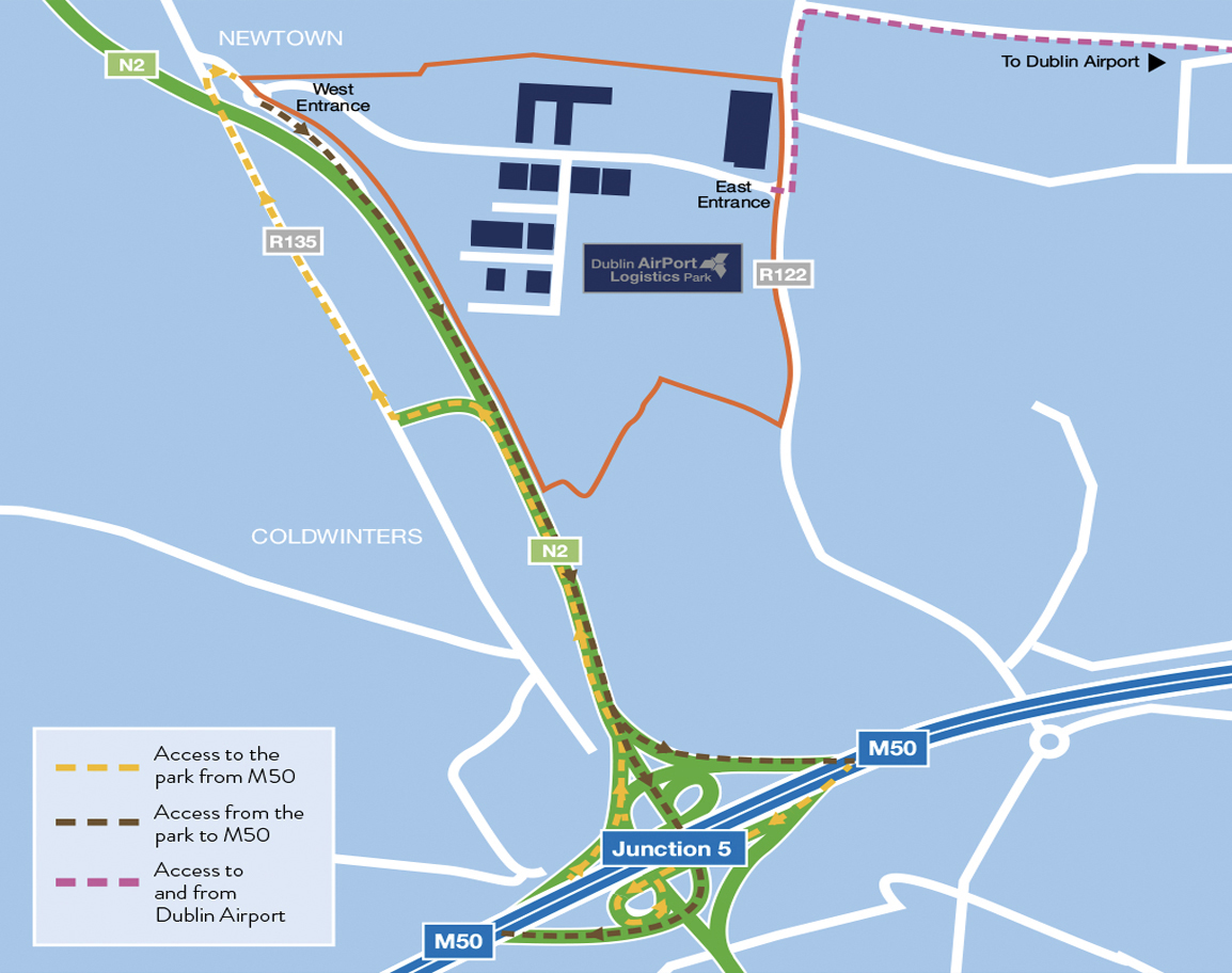 Dublin AirPort Logistics Park Strategic Location